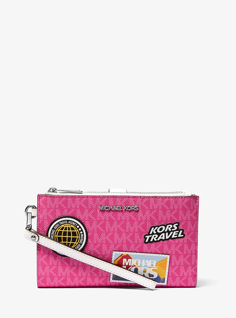 なつこ シルクスイート4ケース Jet Set Large Saffiano Leather Crossbody Bag in DRAGONFRUIT - Sale