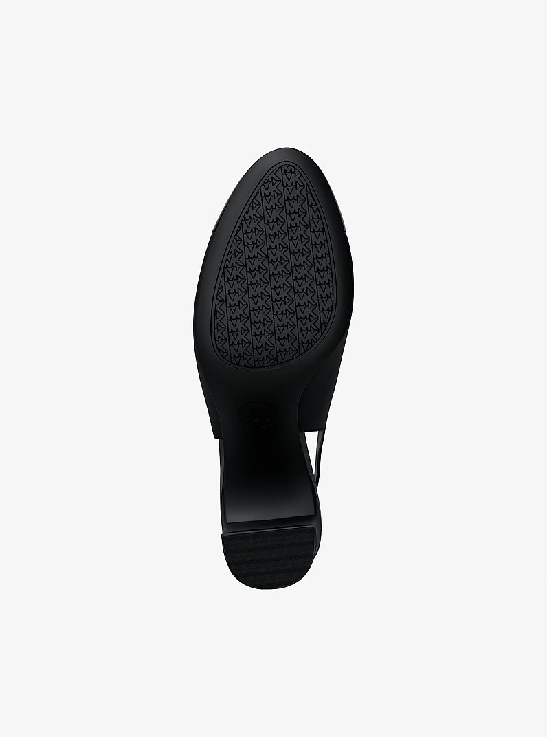 Zapato de sal&oacute;n Piper Flex de piel con tal&oacute;n descubierto in NEGRO | Michael Kors