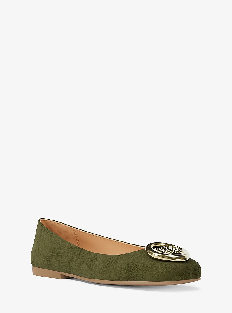 Milan Suede Ballet Flat in PISTACHIO | Michael Kors