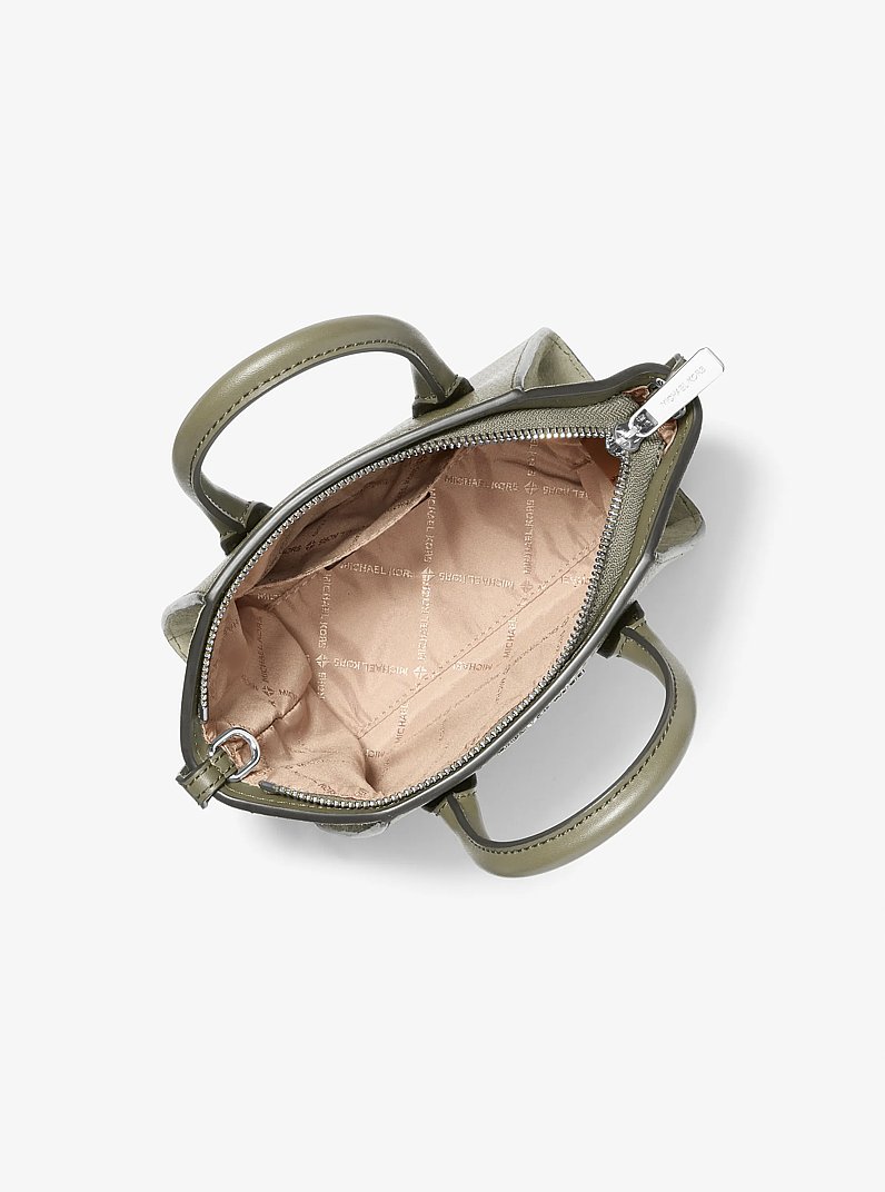 Avril Extra-Small Leather Satchel in THYME - Sale | Michael Kors [US]