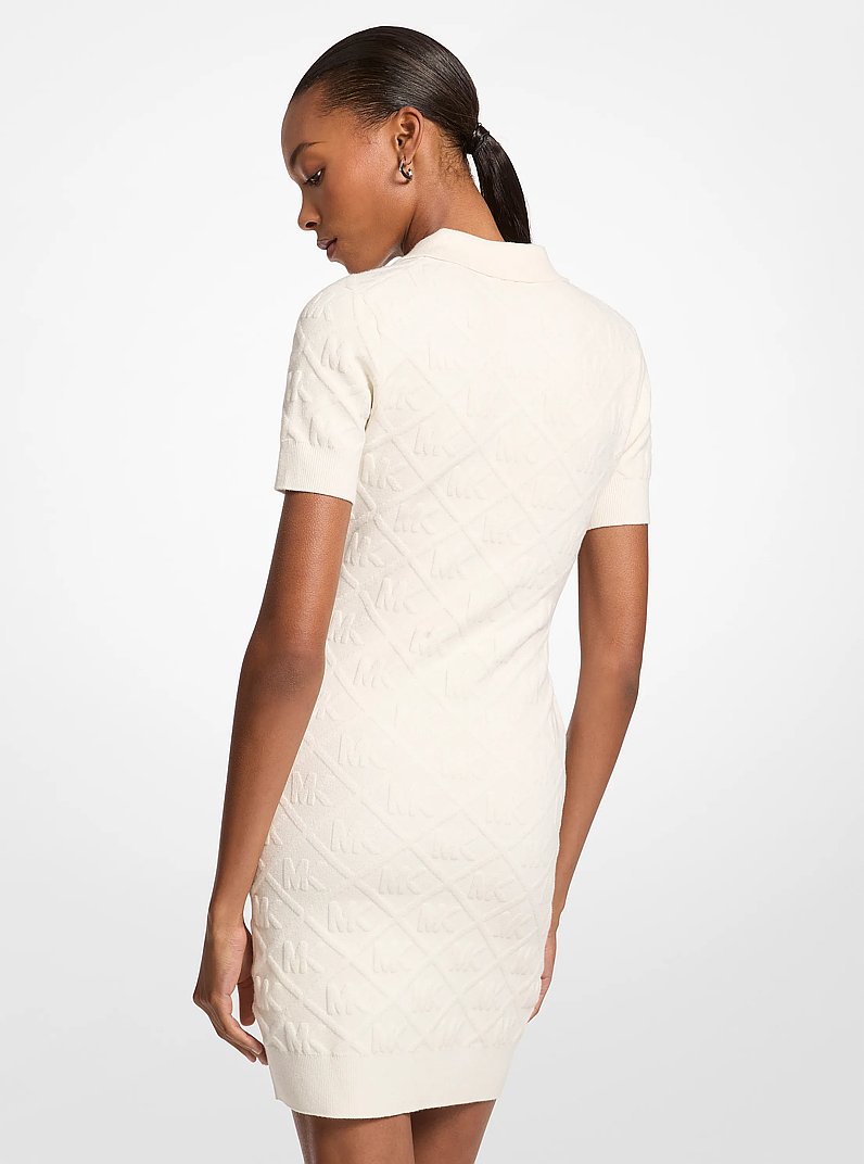 Robe polo en jacquard &agrave; logo in OS | Michael Kors