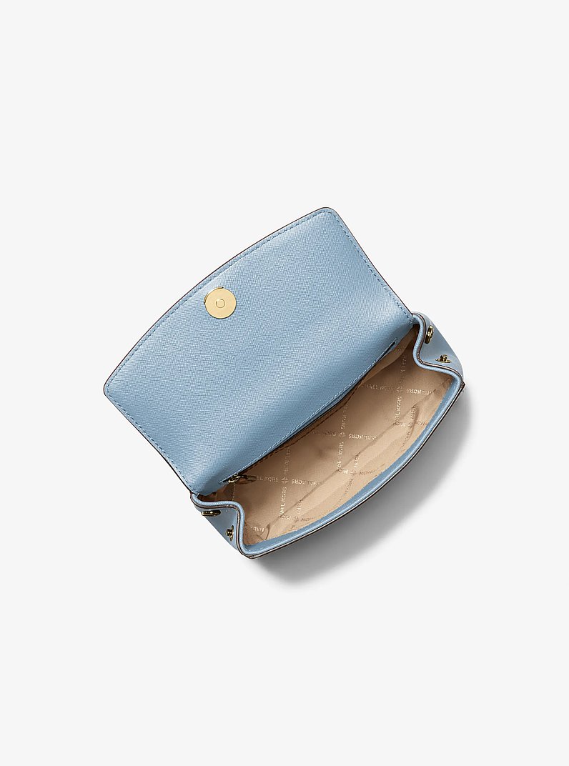 Ava Extra-Small Saffiano Leather Crossbody in CHAMBRAY | Michael Kors