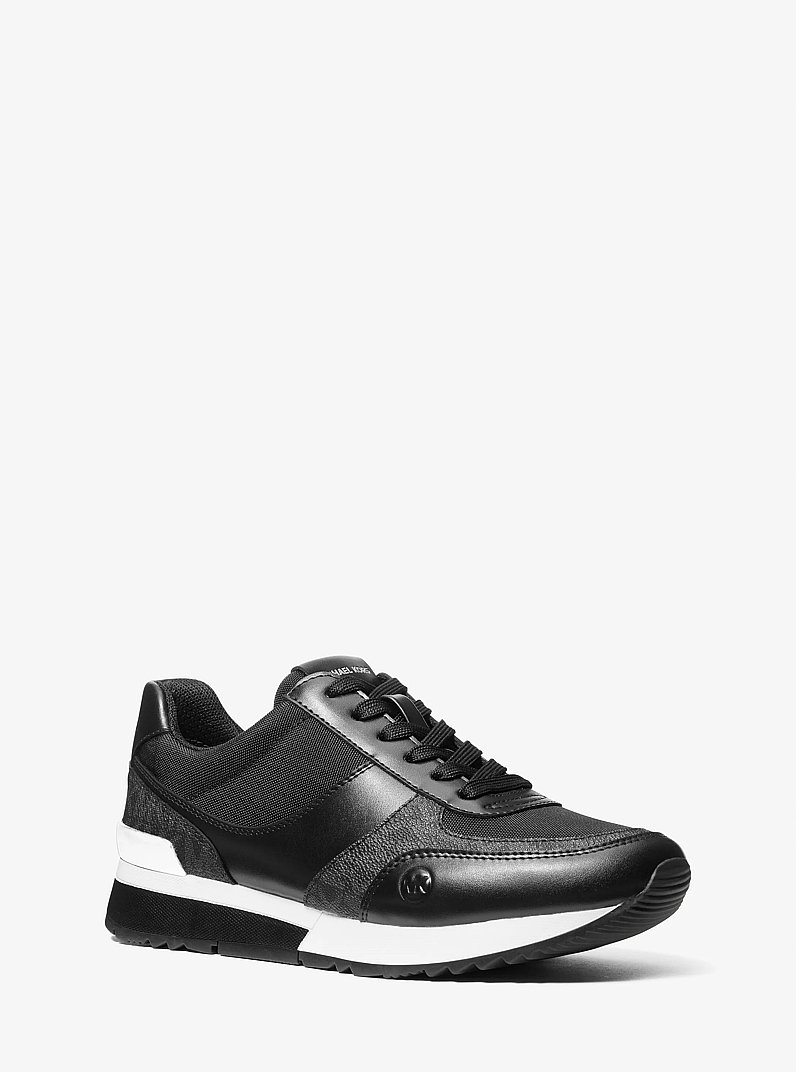 Zapatilla Andi de lona con logotipo exclusivo in NEGRO | Michael Kors