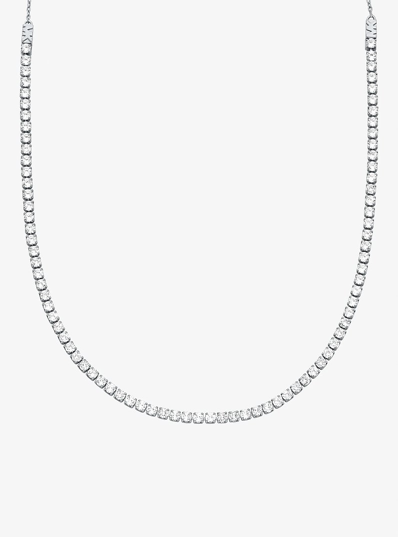 Collar de tenis con pav&eacute; in PLATEADO | Michael Kors