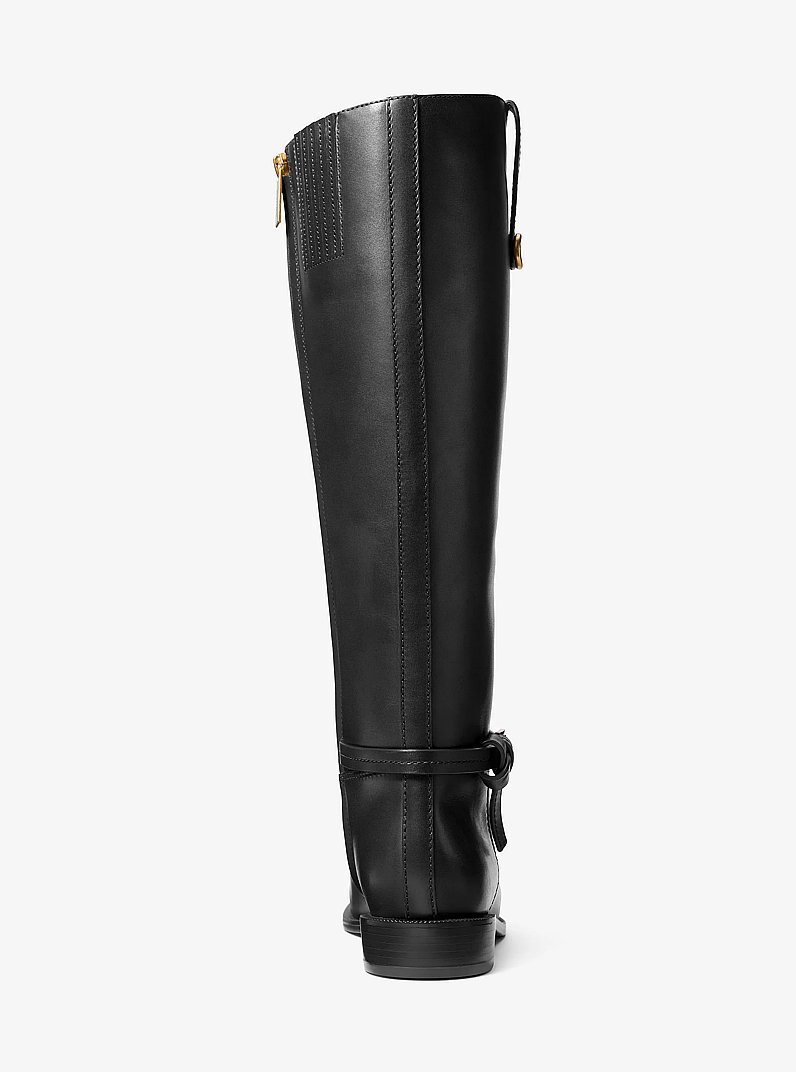 Stivale da equitazione Beverly in pelle in NERO | Michael Kors