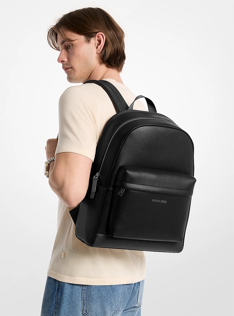 Pacey Leather Backpack in BLACK | Michael Kors