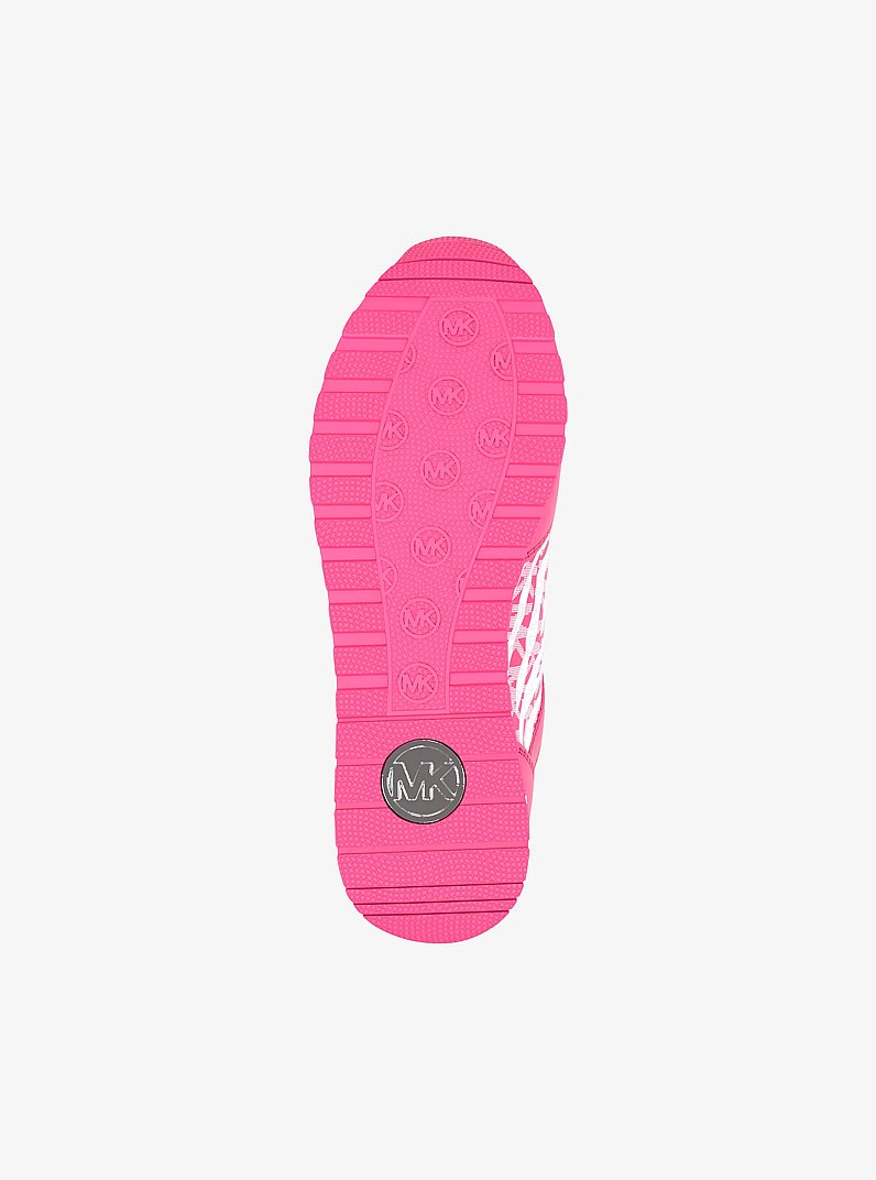 Espadrille Maddy &agrave; imprim&eacute; de z&egrave;bre et &agrave; logo Signature in FRUIT DE DRAGON MULTI | Michael Kors