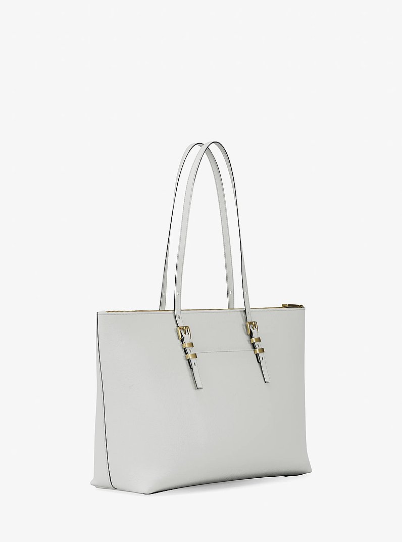 Shopper Quinn Large aus gekrispeltem Leder in EGGSHELL | Michael Kors