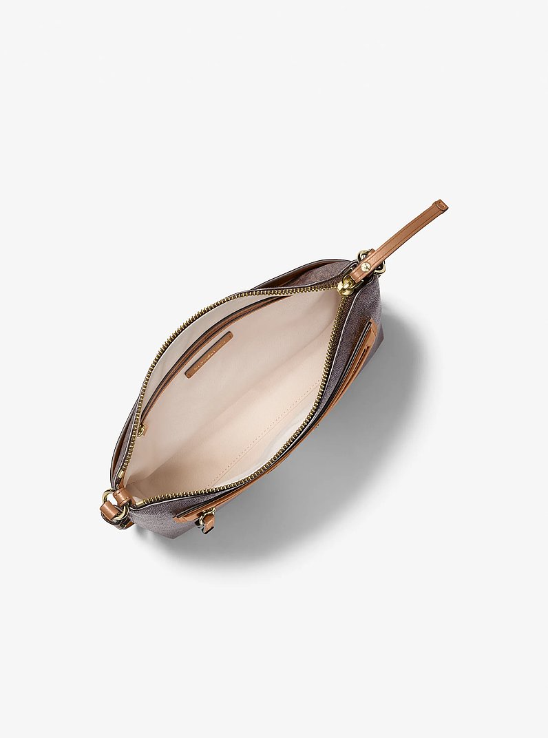 Jet Set Travel Large Crossbody in BRN/ACORN | Michael Kors