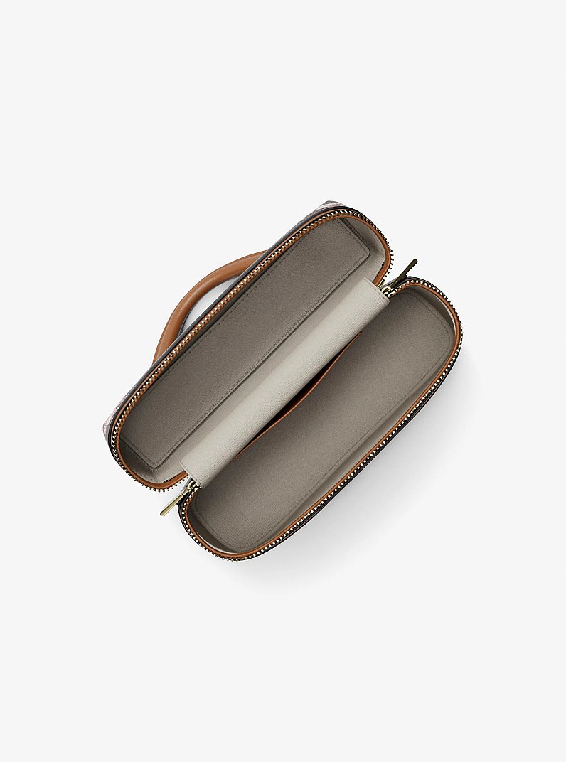 Jana Extra-Small Signature Logo Crossbody Bag in BRN/ACORN | Michael Kors