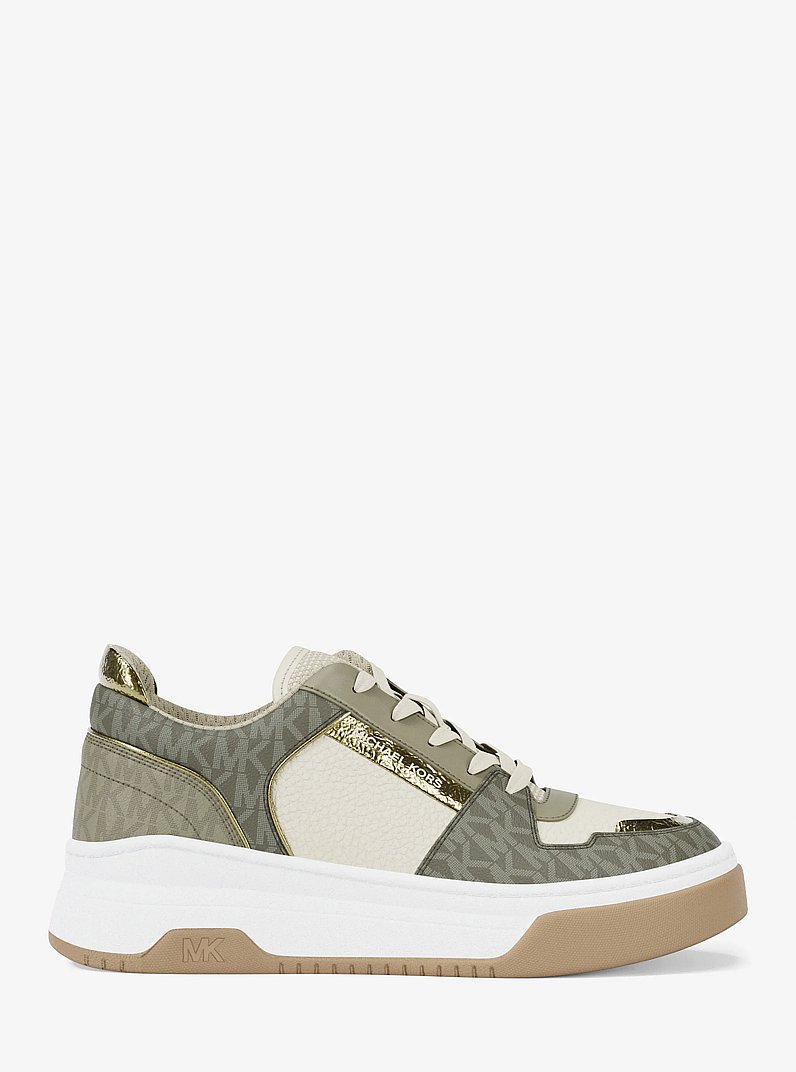 Lexi Mixed-Media Sneaker
