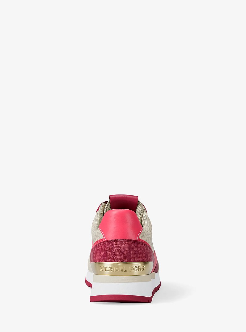 Andi Mixed-Media Trainer in DK RASPBERRY | Michael Kors