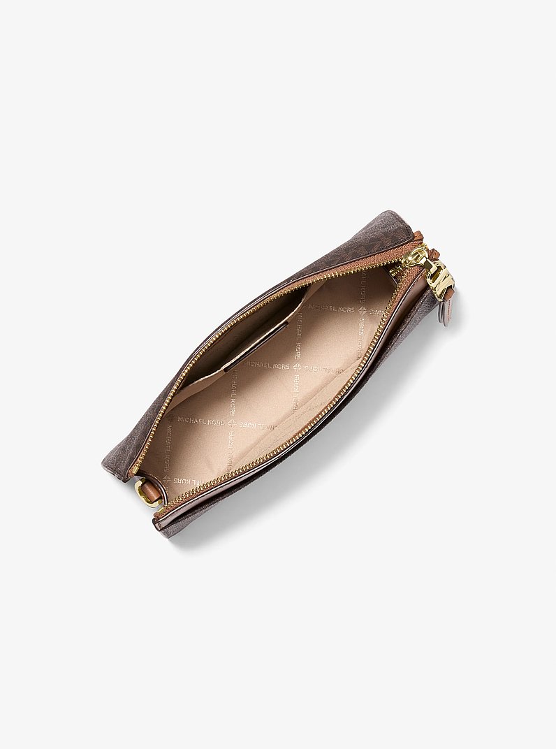 Empire Large Signature Logo Crossbody Bag in BRN/ACORN | Michael Kors
