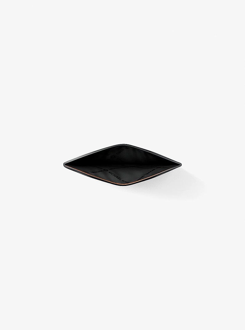 Hudson Signature Logo Card Case in BROWN/LUGGAGE | Michael Kors