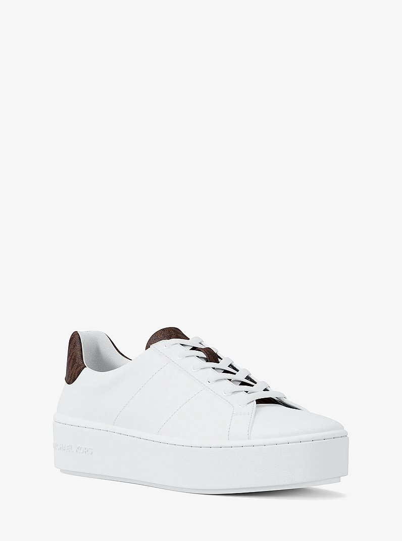Sneaker Poppy mit Signature-Logomuster in BRAUN | Michael Kors