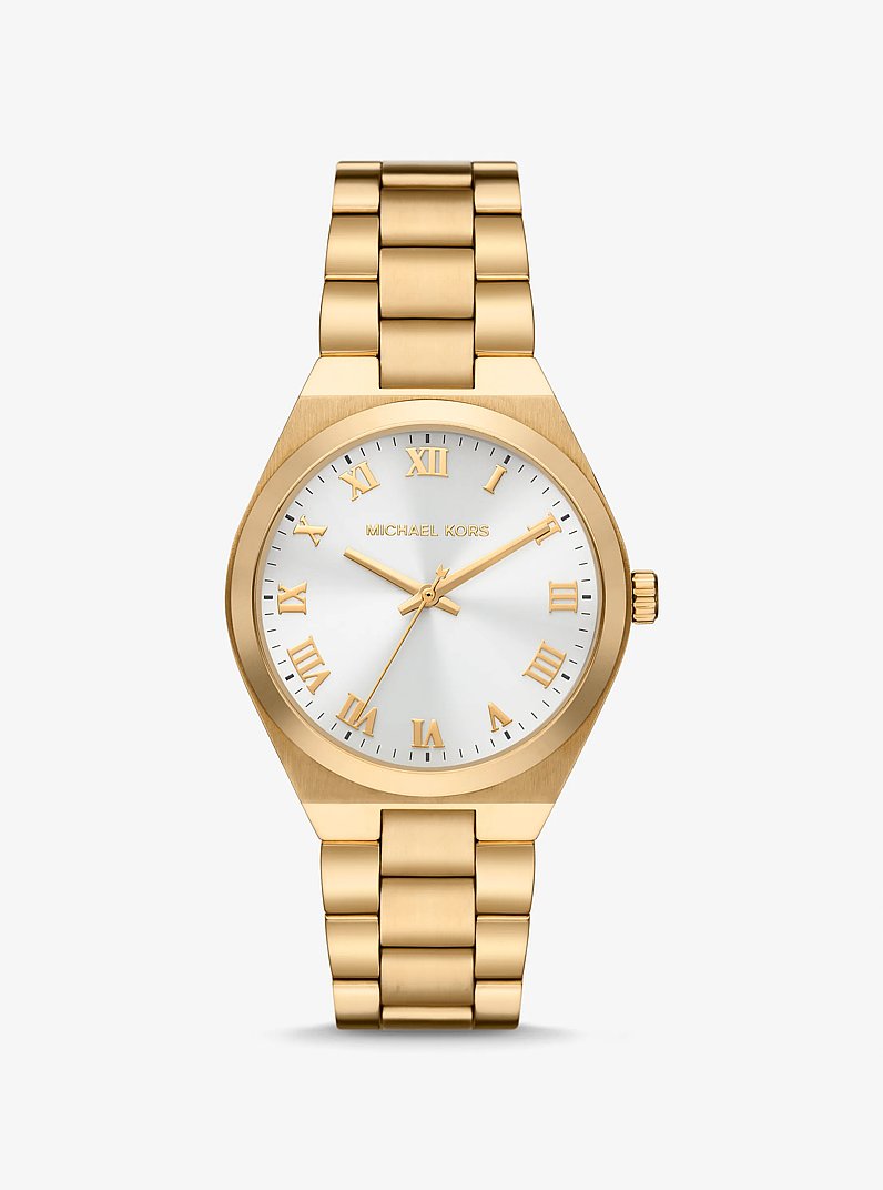 Lennox Gold-Tone Watch in GOLD | Michael Kors