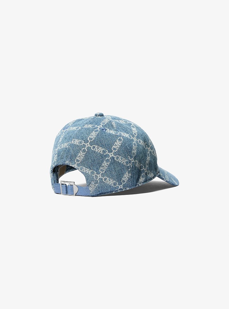 Gorra de b&eacute;isbol de denim con logotipo imperio in LAVADO UNION | Michael Kors