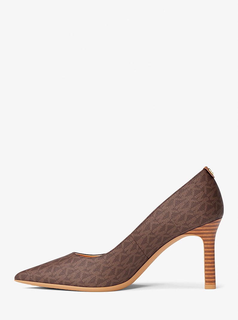 Willa Signature Logo Pump in BROWN | Michael Kors