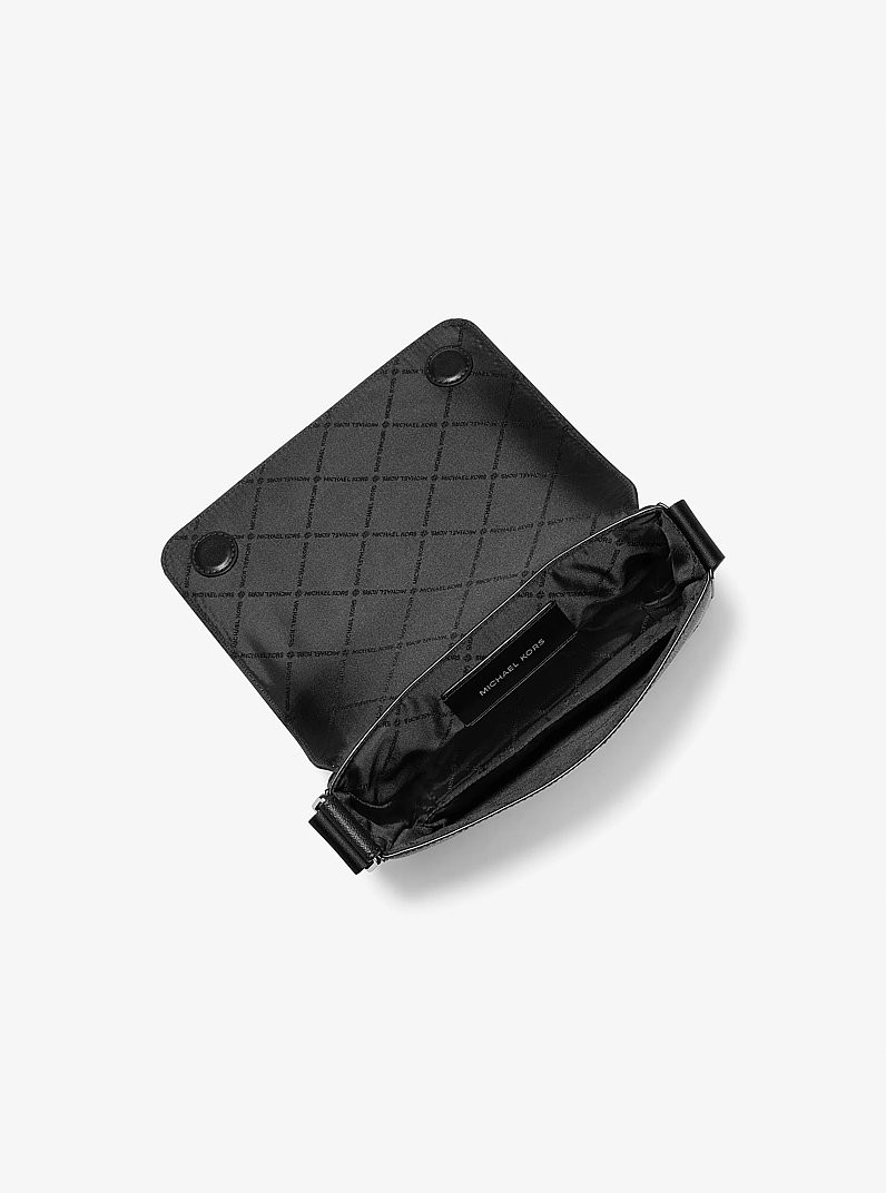 Cooper Color-Block Signature Logo Crossbody Bag with Pouch in BRIGHT WHT | Michael Kors