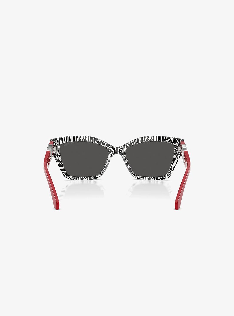 Santa Barbara Sunglasses in ZEBRA | Michael Kors