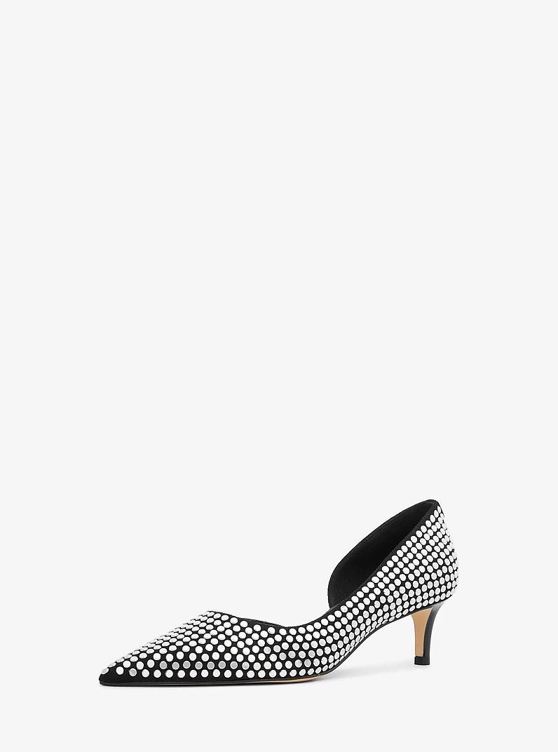 Elyse Embellished Pump in BLACK | Michael Kors