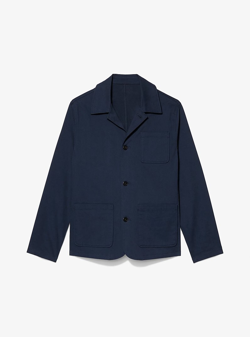 Mantel aus Baumwolle und Leinen in MIDNIGHT | Michael Kors