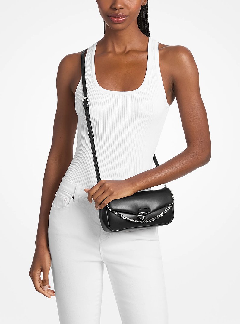 Soho Small Convertible Crossbody Bag in BLACK | Michael Kors