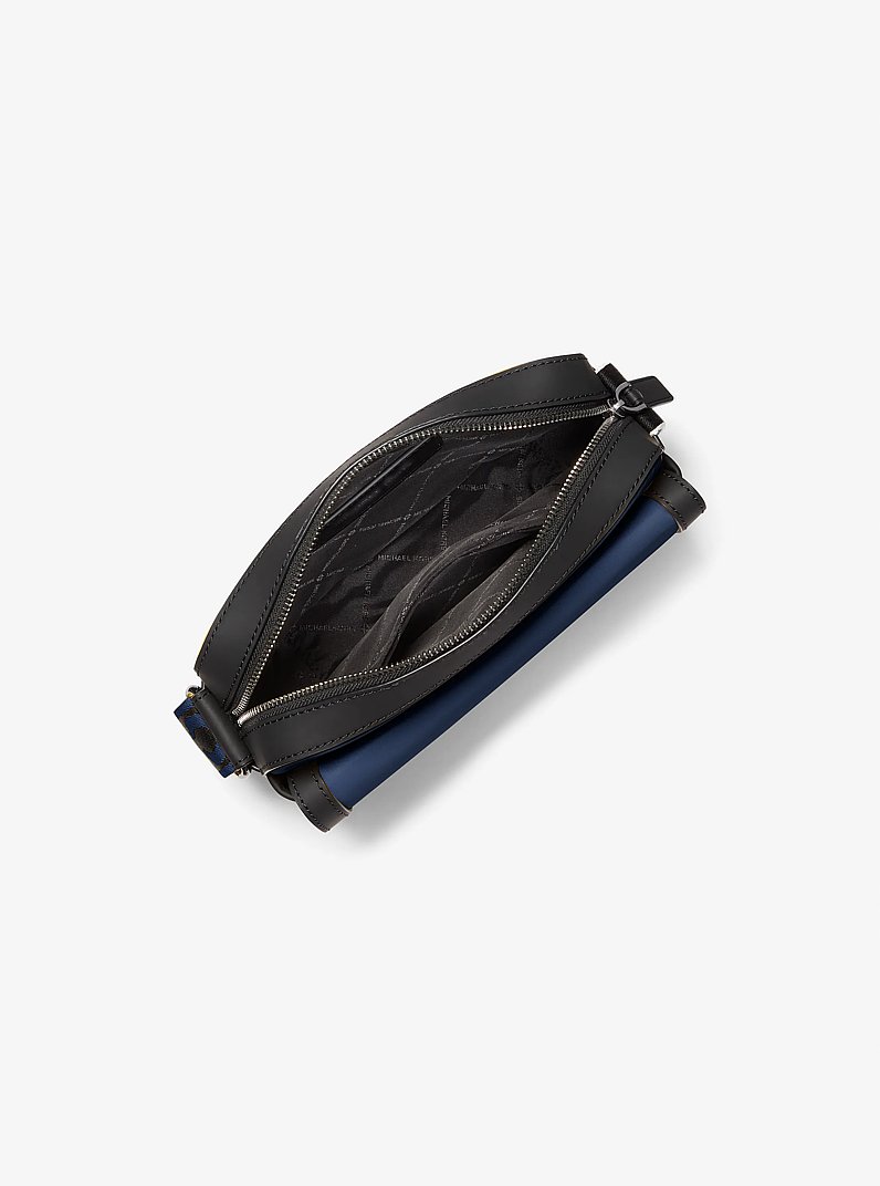 Lautner Medium Nylon Camera Crossbody Bag in NAVY - Sale | Michael