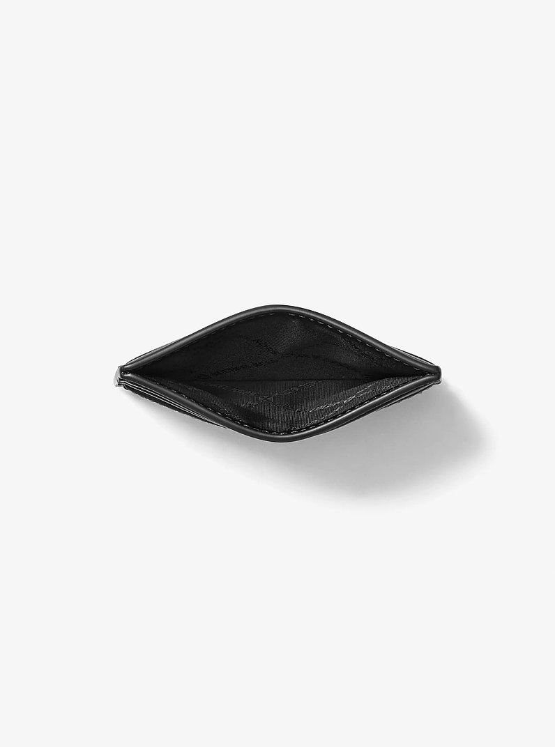 Hudson Empire Monogram Card Case in BLACK | Michael Kors