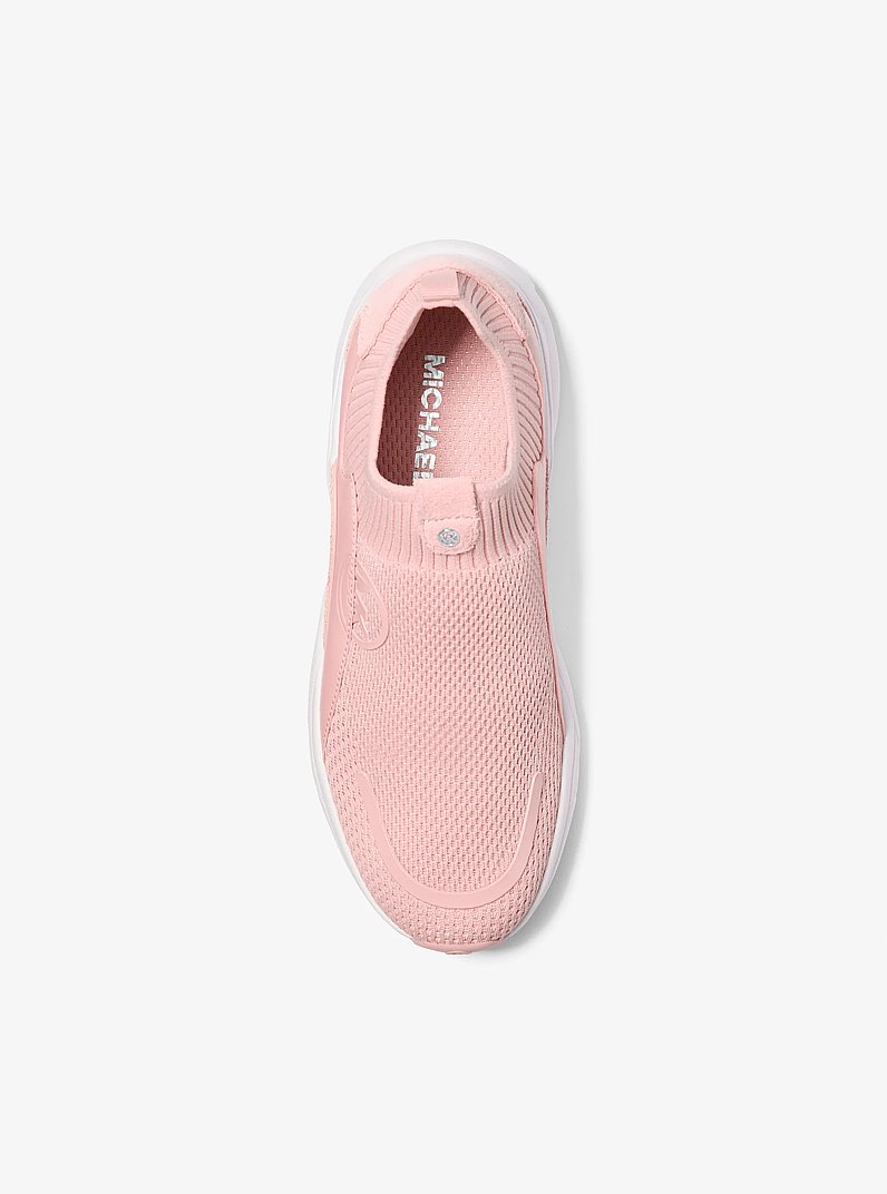 Sneaker Sami in maglia stretch in ROSA FUM&Eacute; | Michael Kors