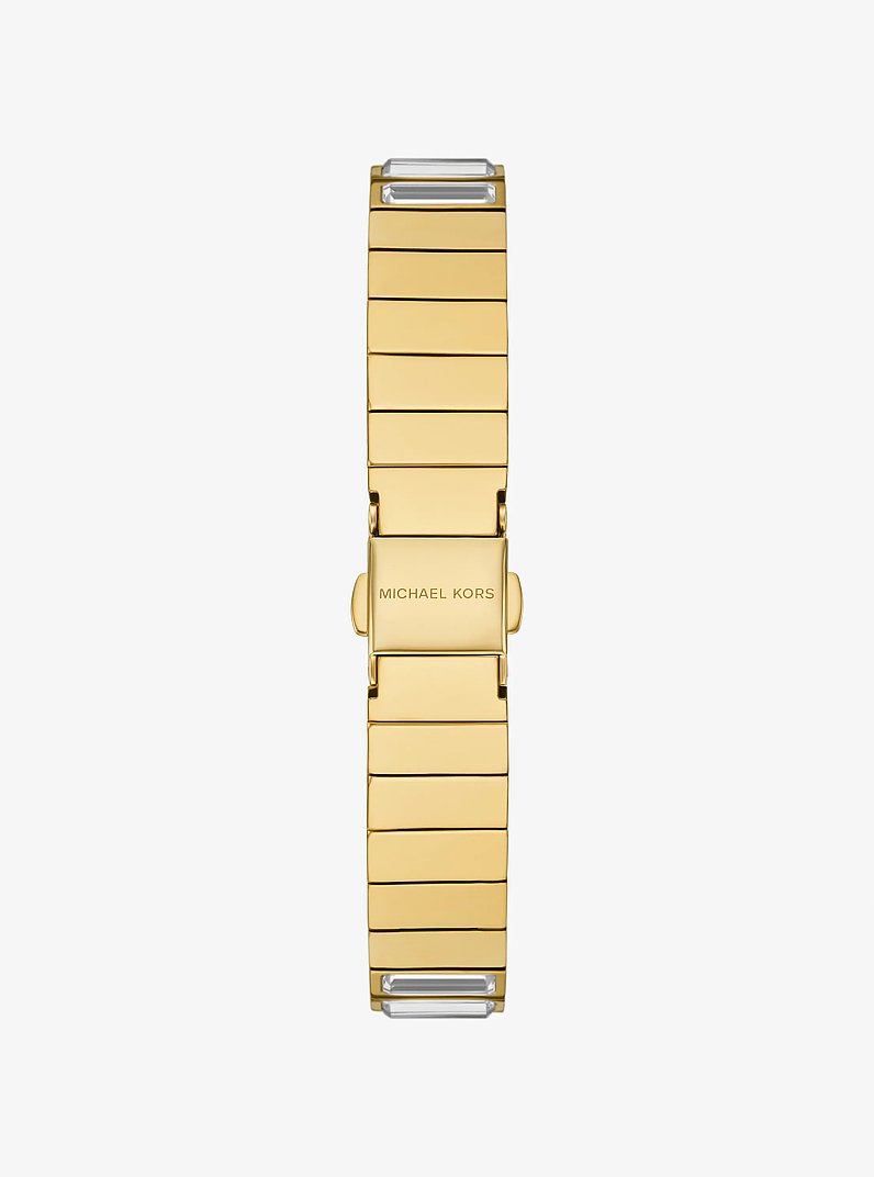 Reloj Darrington mini de edici&oacute;n limitada en tono dorado con bisel con incrustaciones in DORADO | Michael Kors