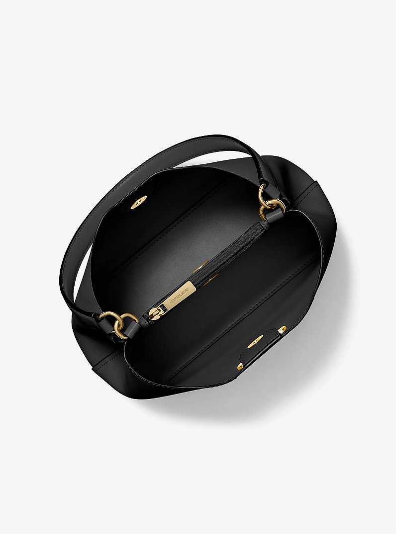 Pratt Medium Shoulder Bag in BLACK | Michael Kors