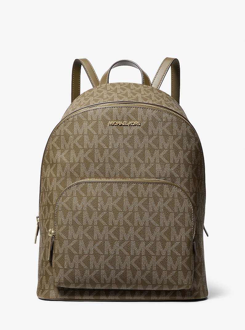 Rucksack Connie Medium mit Signature-Logomuster in LODEN | Michael Kors