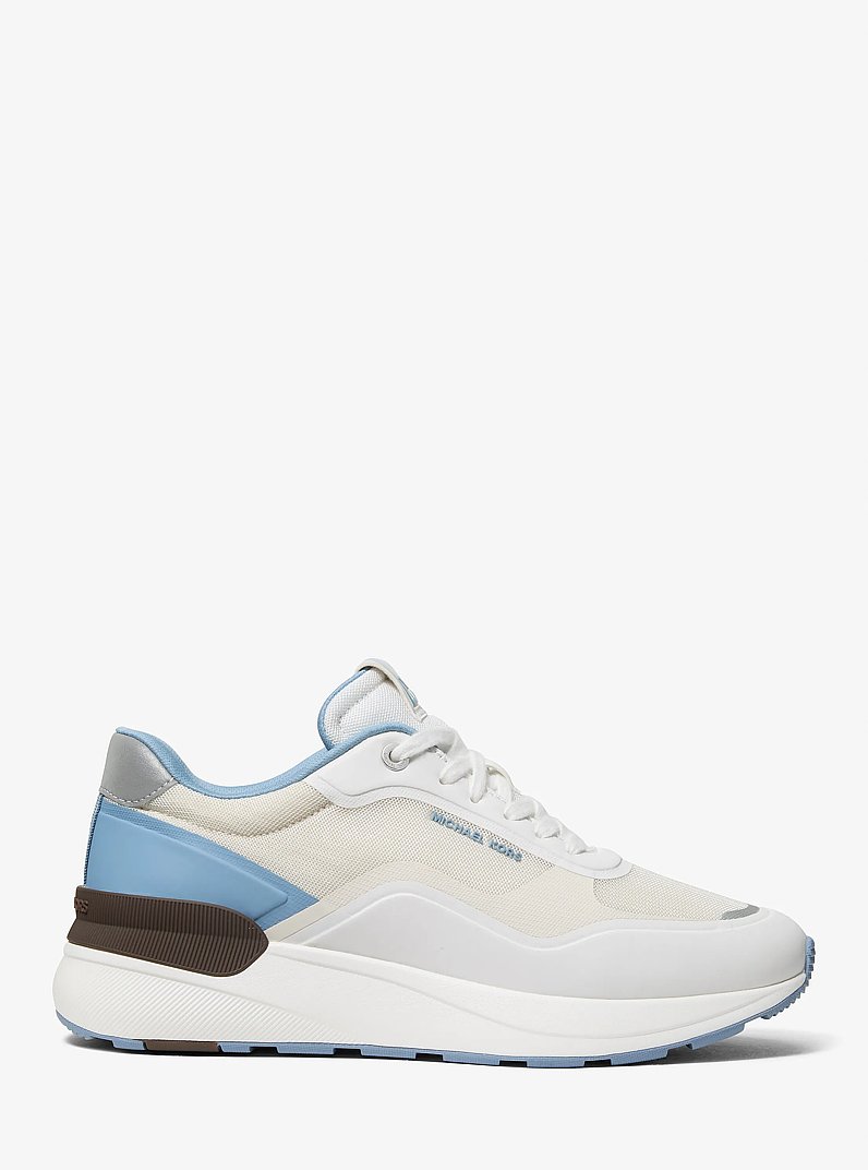Trevor Mixed-Media Trainer in CHAMBRAY | Michael Kors