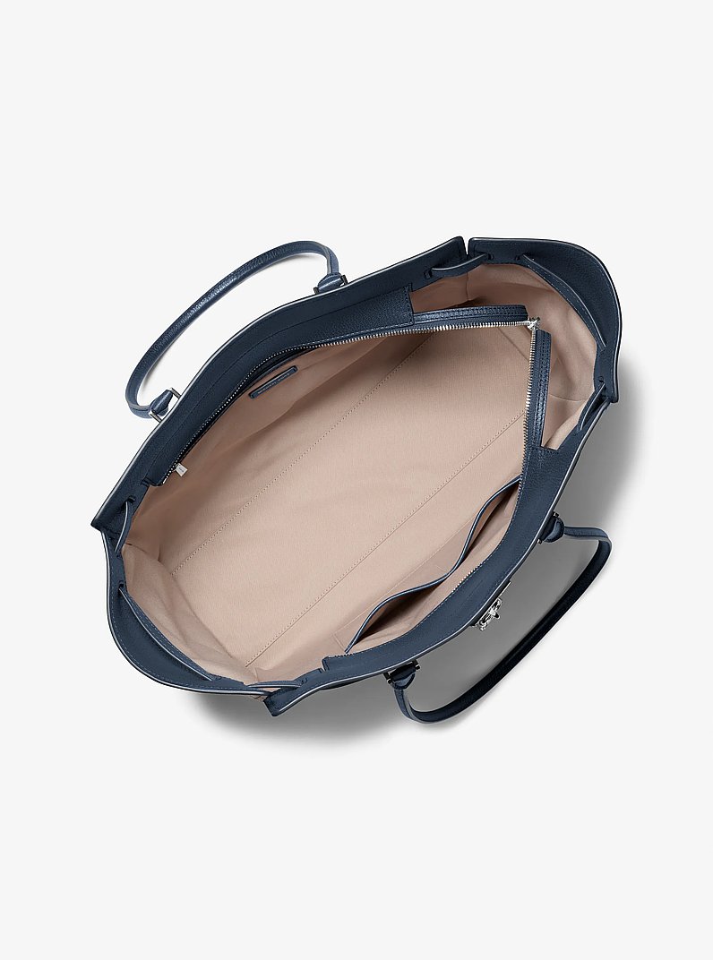 Bolso tote Hamilton Moderne grande de piel in VESTIDO AZUL | Michael Kors