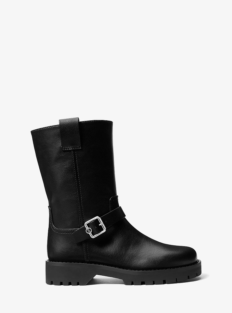Mattie Moto Boot in BLACK | Michael Kors