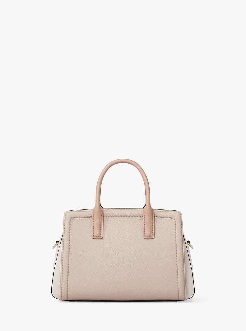 Laila Extra-Small Color-Block Leather Crossbody Bag in SFP/LTCR