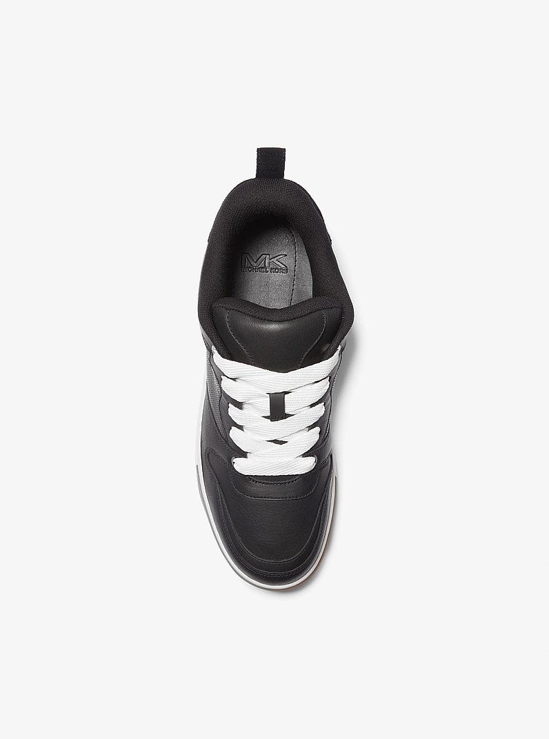 Barett Leather Sneaker in BLACK | Michael Kors