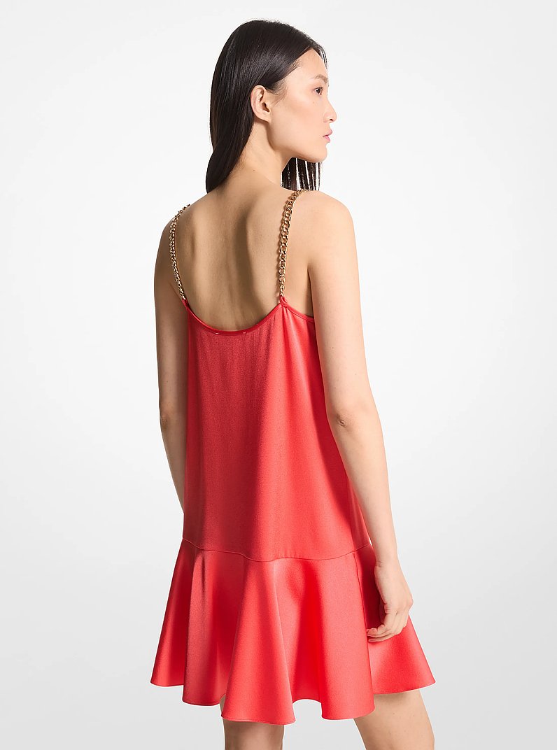 Satin Chain Tank Dress