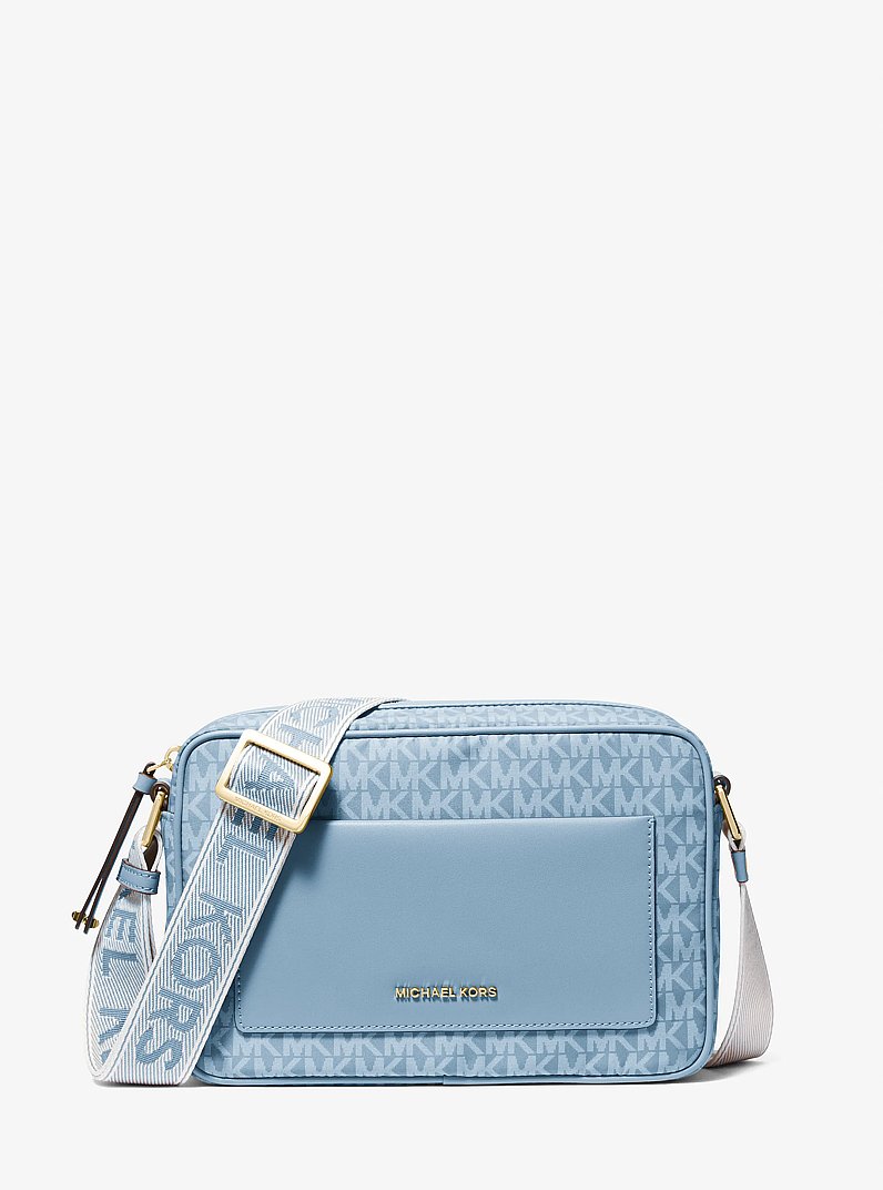限定SALE‼︎ Michael kors バッグ ♡ ブルー Michael Kors Jet Set Travel XS Zip Vista Blue Tote HandBag/Wallet