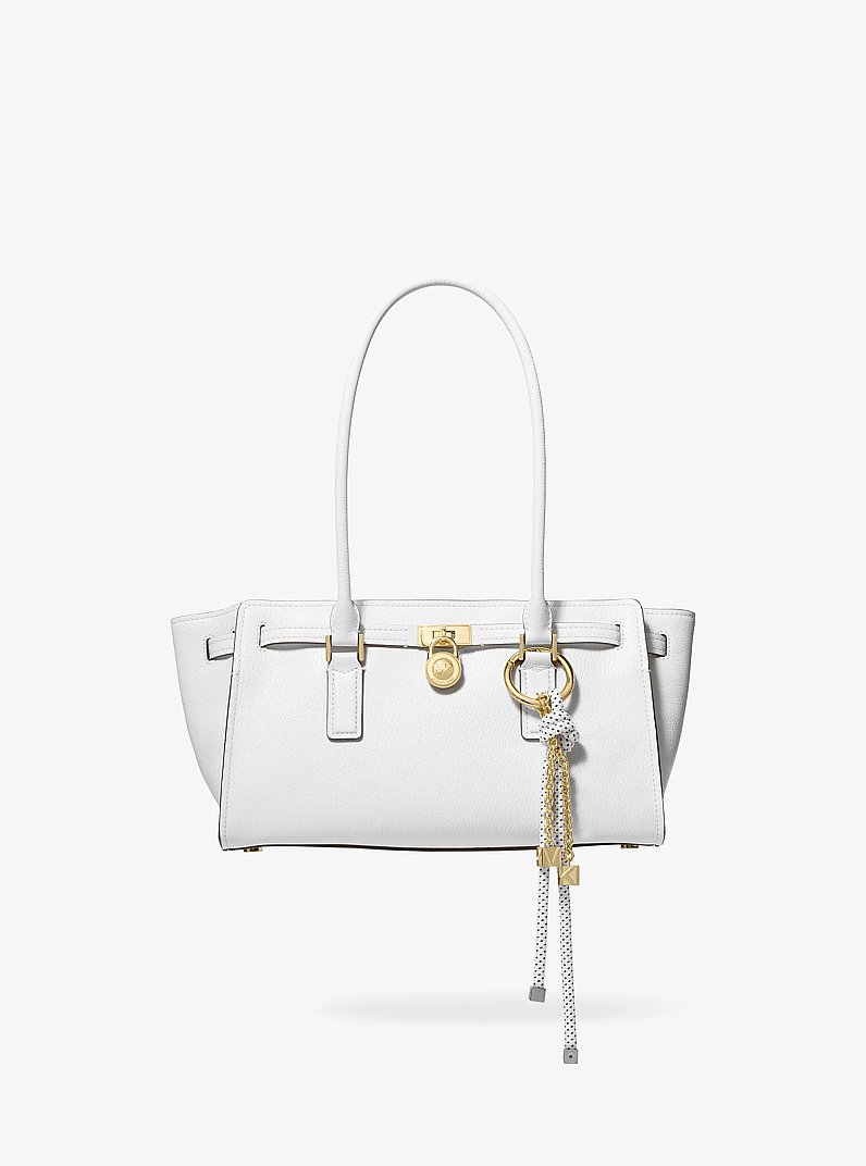 Henkeltasche Hamilton Moderne Small aus Leder in OPTIC WHITE | Michael Kors