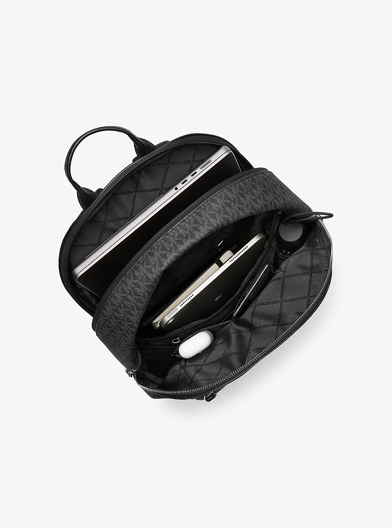Hudson Logo Backpack in BLACK | Michael Kors