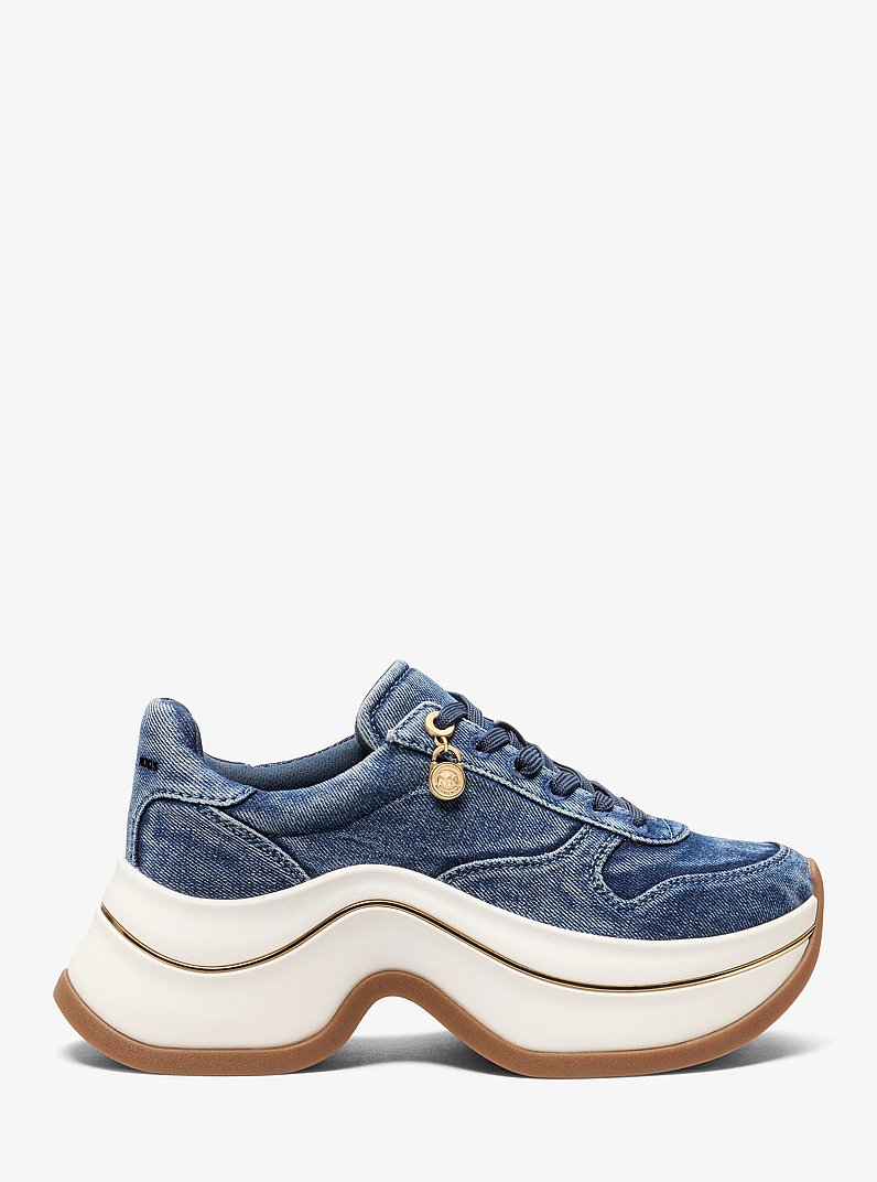 Sneaker Arla in denim lavato in [3741] | Michael Kors