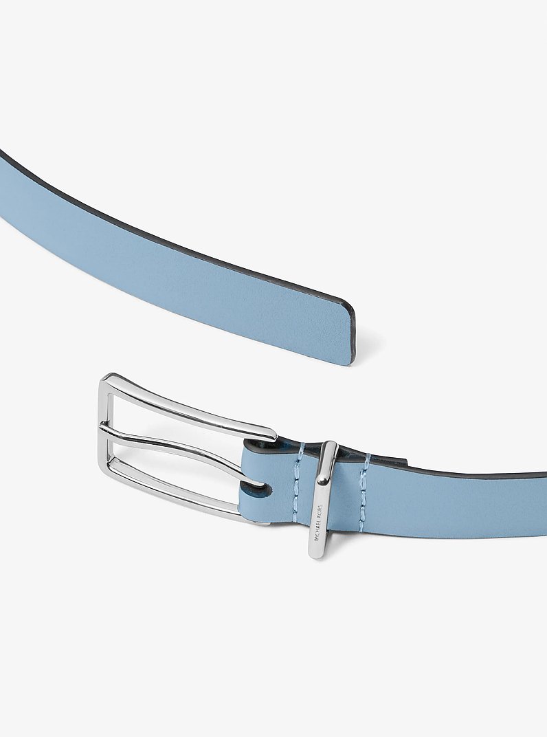 Leather Belt in CHAMBRAY | Michael Kors