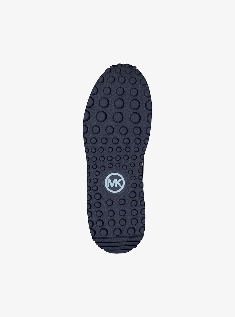 Dax Mixed-Media Trainer in LIGHT SKY | Michael Kors