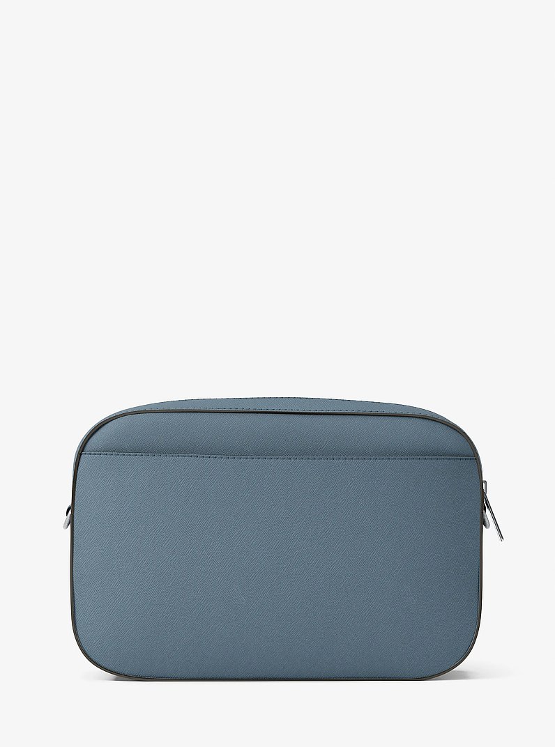 Jet Set Large Saffiano Leather Crossbody Bag in CORNFLOWER | Michael Kors