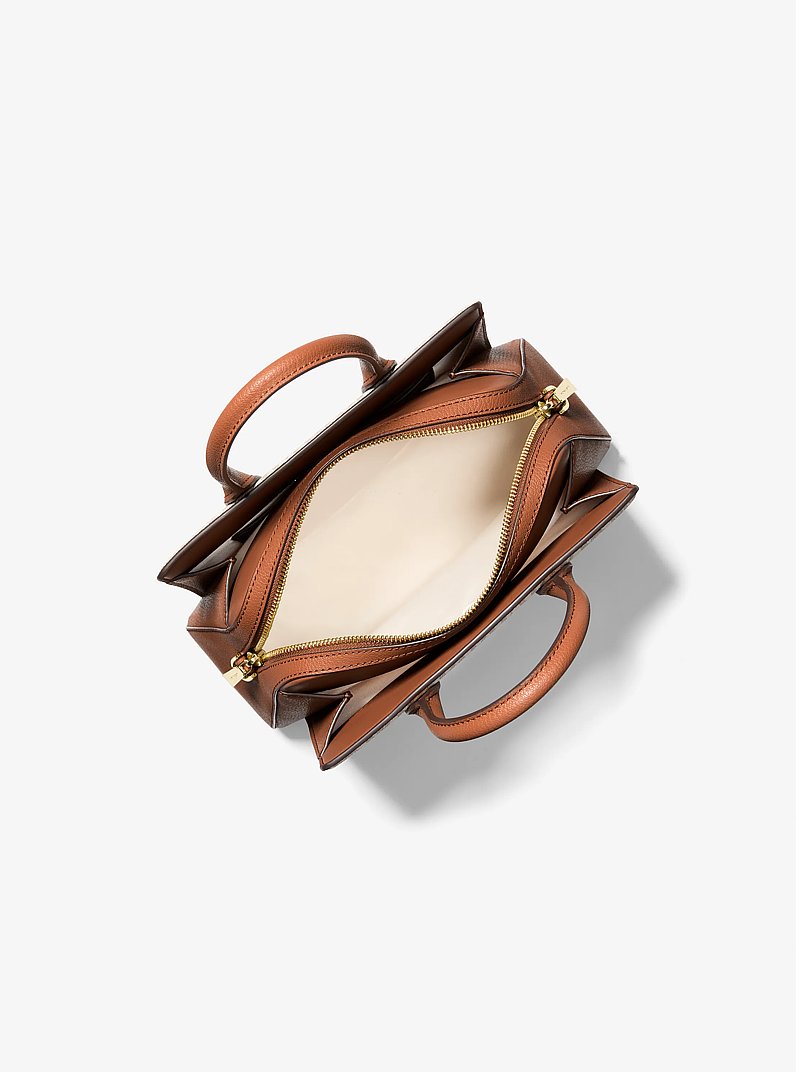 Henkeltasche Laila Small aus gekrispeltem Leder in LUGGAGE | Michael Kors