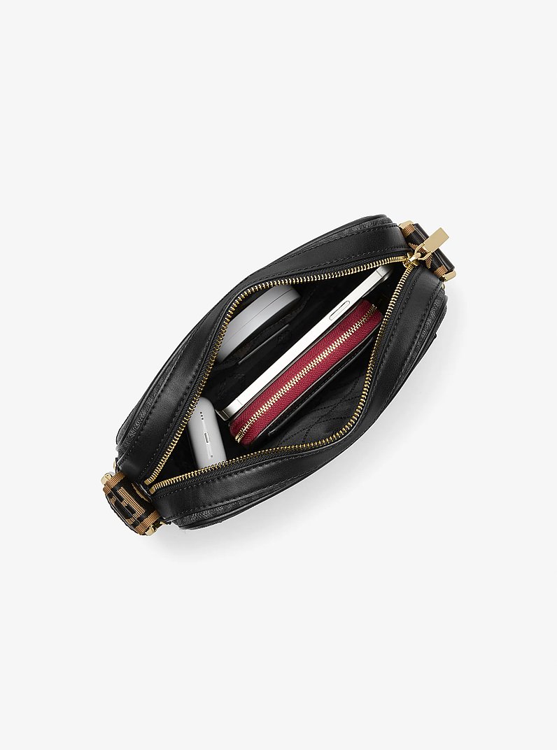 Maeve Large Signature Crossbody Bag in BLACK | Michael Kors