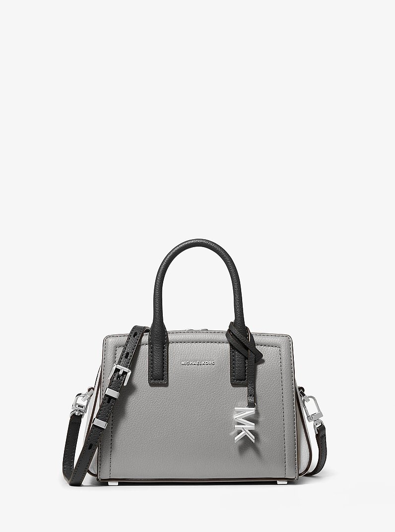 Laila Extra-Small Color-Block Leather Crossbody Bag in STORM MULTI | Michael Kors