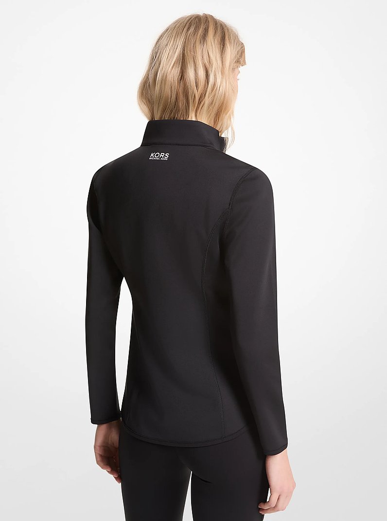 Mixed-Media Jacket in BLACK | Michael Kors